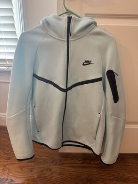 Men’s Glacier Blue Full-Zip Nike Tech